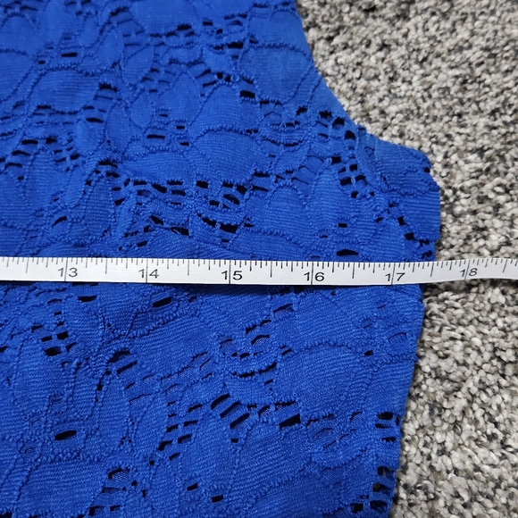 Floral Lace Sleeveless Dress Size M - Picture 12 of 15